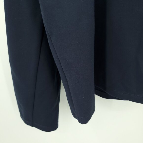 Betabrand Collarless Ponte Button Front Blazer/Jacket XL Navy Blue - Picture 14 of 16